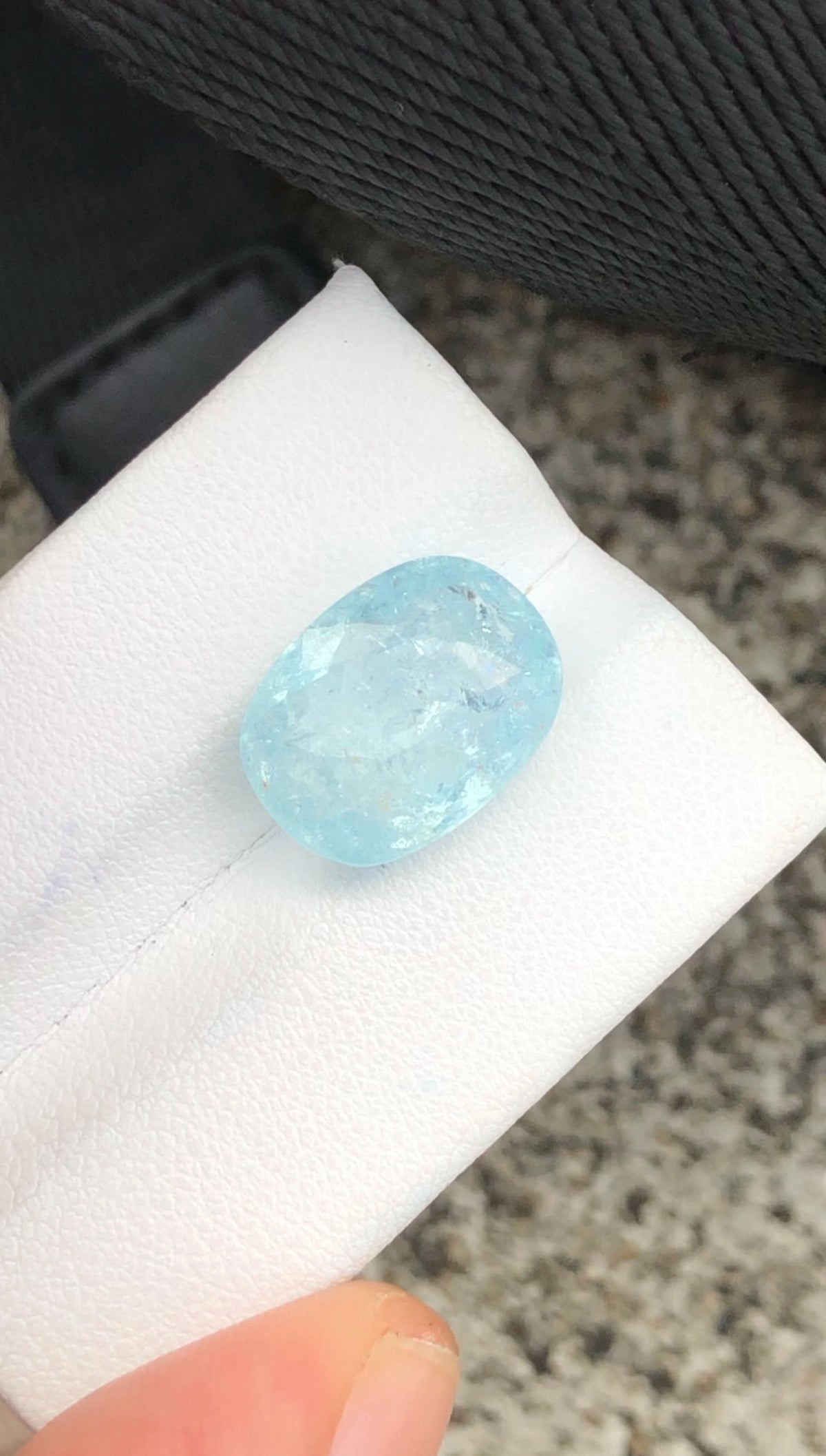 Certified 8.52 Ct Mozambique Paraiba Tourmaline Cushion Cut Green Blue Gem