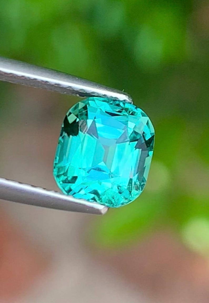 Tourmaline 1.70ct Faceted — Natural Lagoon Gemstone - photo 2
