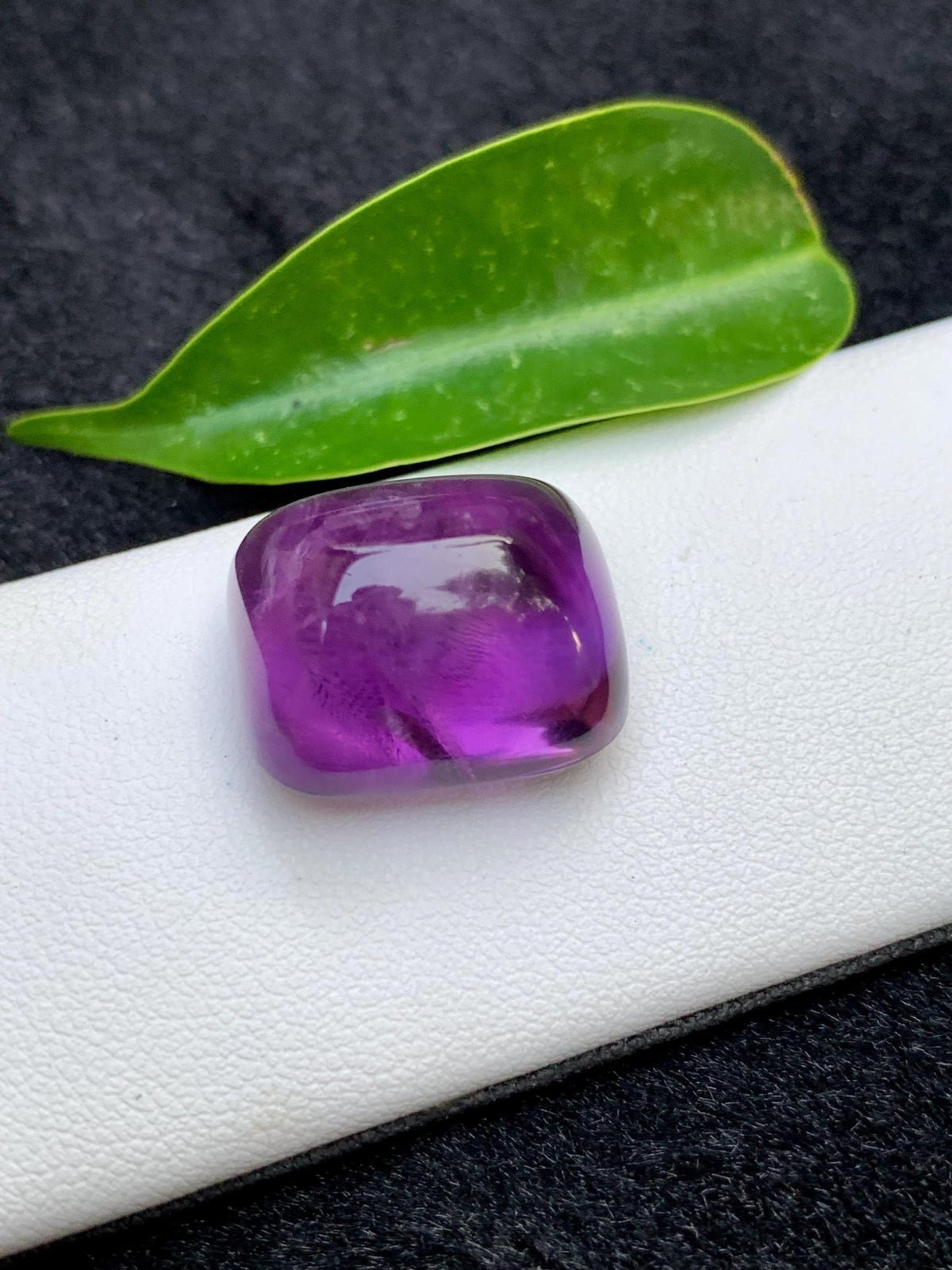 Amethyst 30.30 ct Sugarloaf Cushion — Natural Rich Purple Gemstone - photo 1