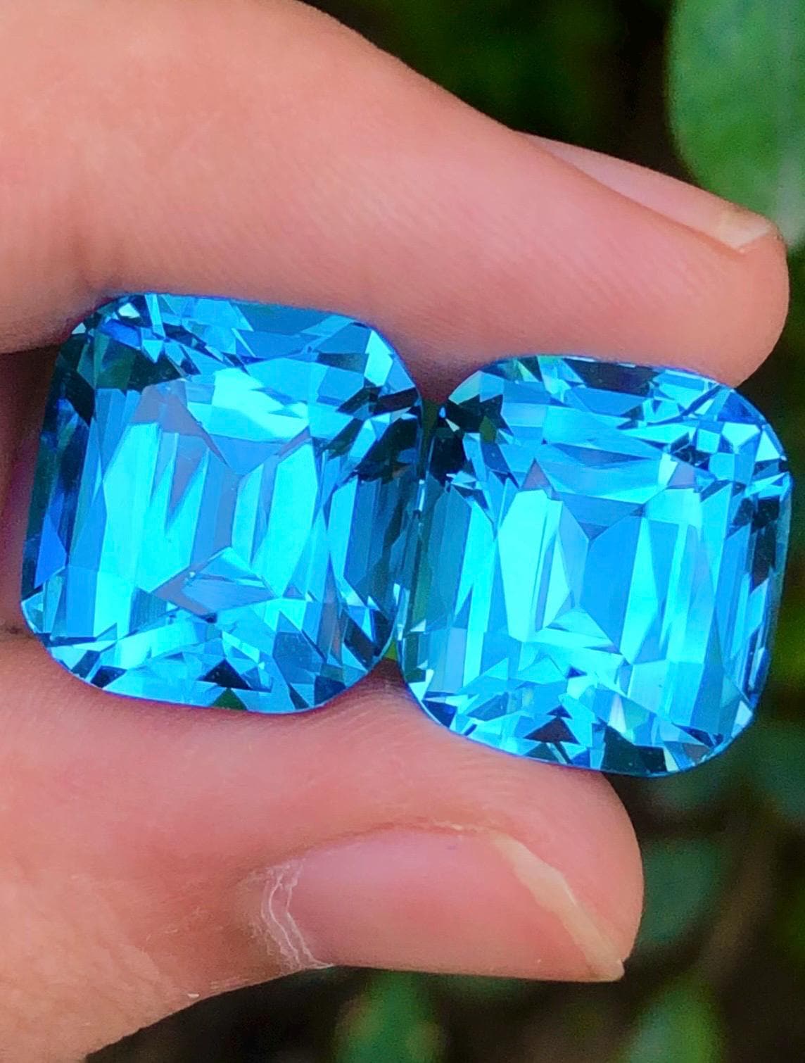 Blue Topaz 52.00ct Fancy cut — Natural Sky blue Gemstone - photo 1