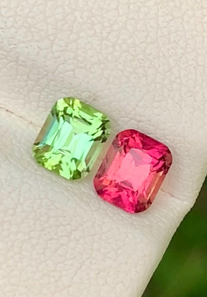 Tourmaline 2.05ct Faceted — Natural Pink & Green Gemstone - photo 1