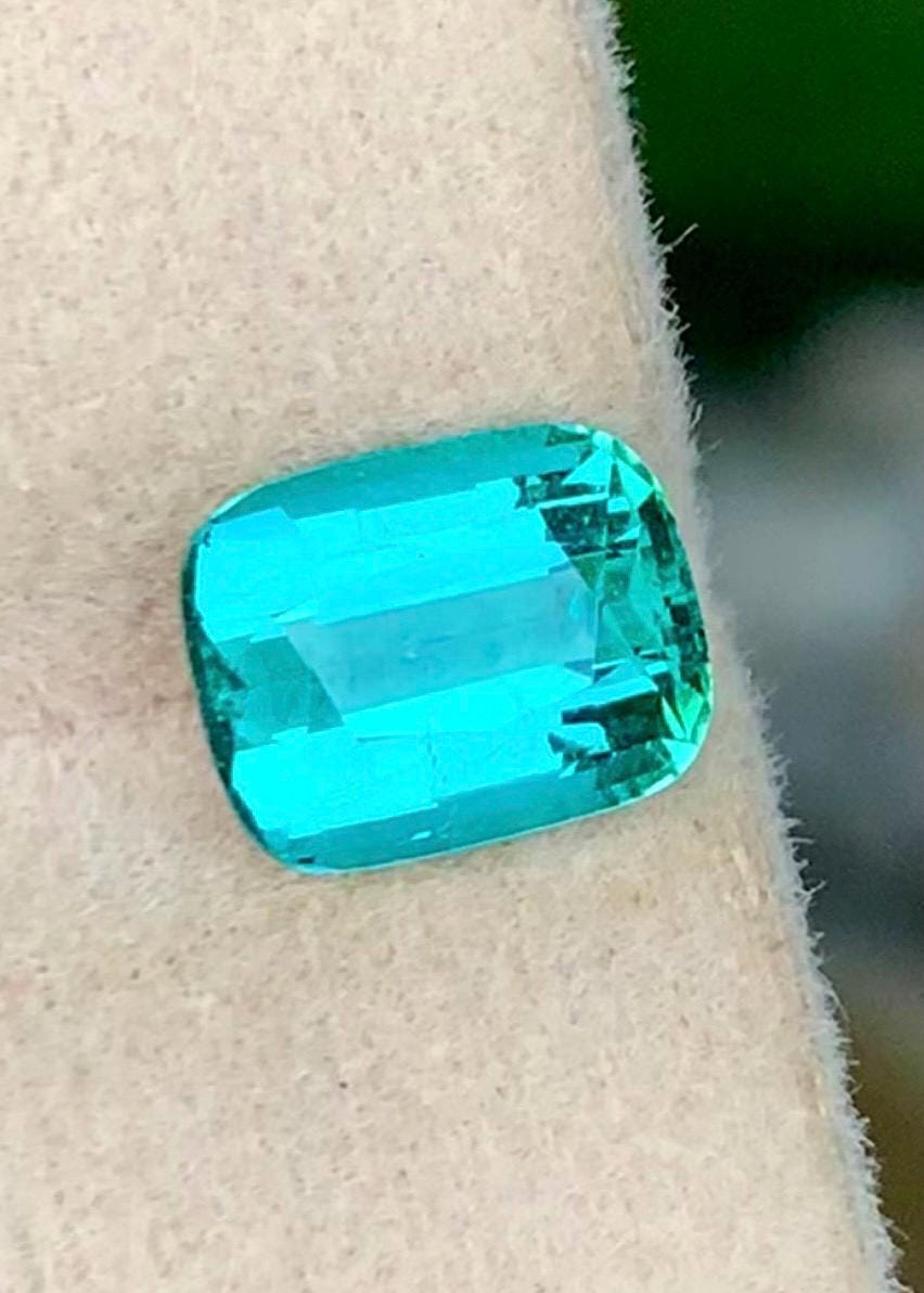 Tourmaline 2.60ct Cushion — Natural Lagoon Gemstone - photo 1