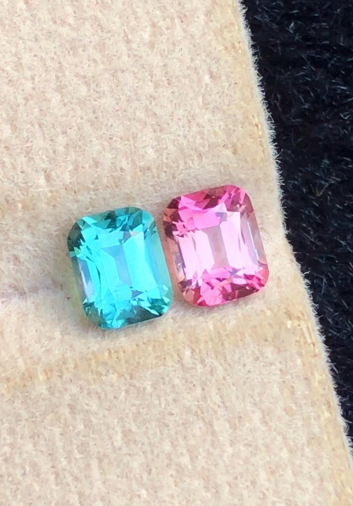 Tourmaline 1.50ct Faceted — Natural Pink & lagoon Gemstone - photo 2