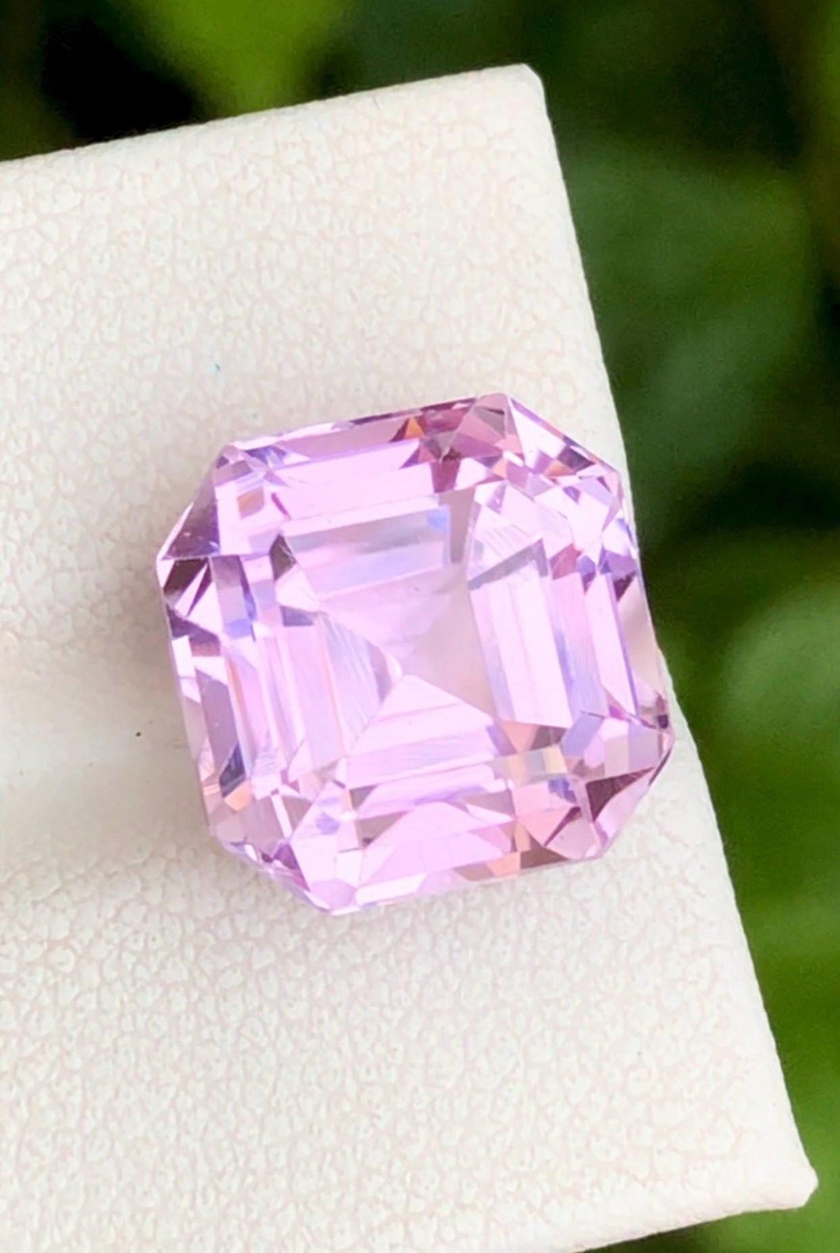 12.15 ct pink kunzite asscher cut, Kunar Afghanistan
