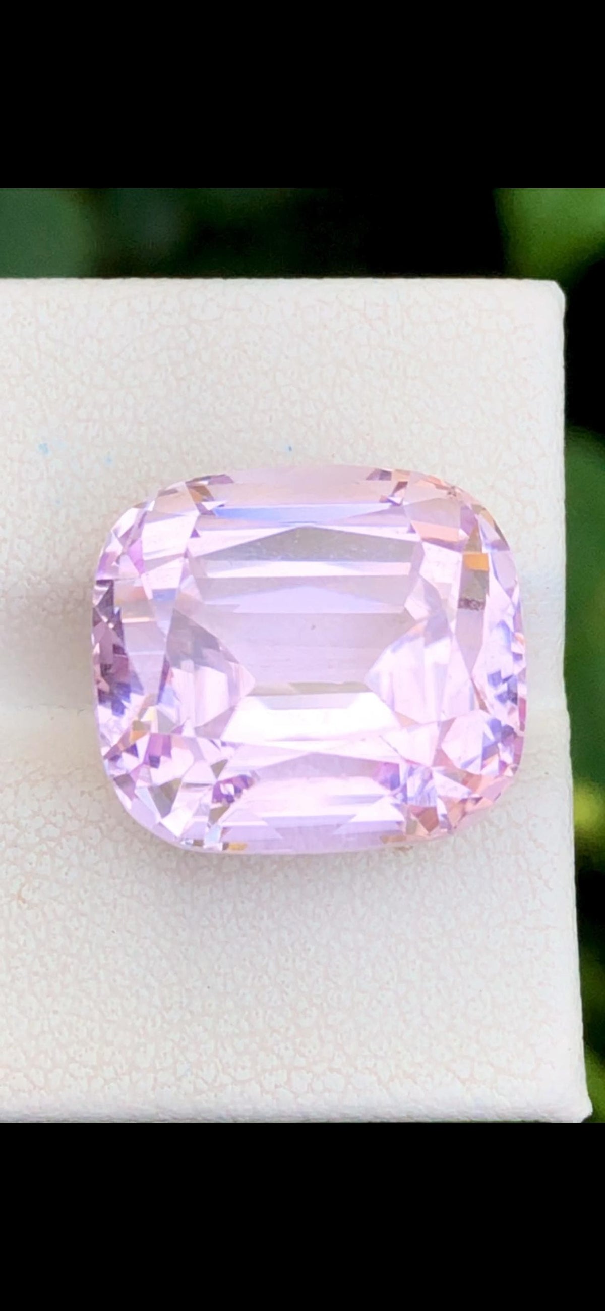 20.90 ct pink kunzite cushion cut, Kunar Afghanistan