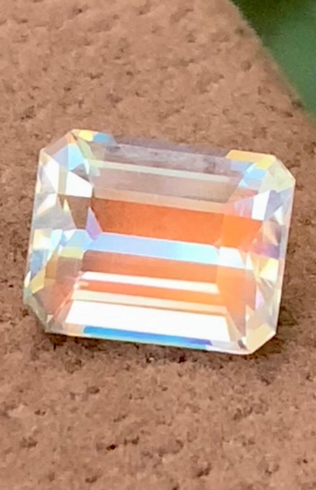 Rainbow Moonstone 1.64ct Octagon — Natural Gemstone - photo 1