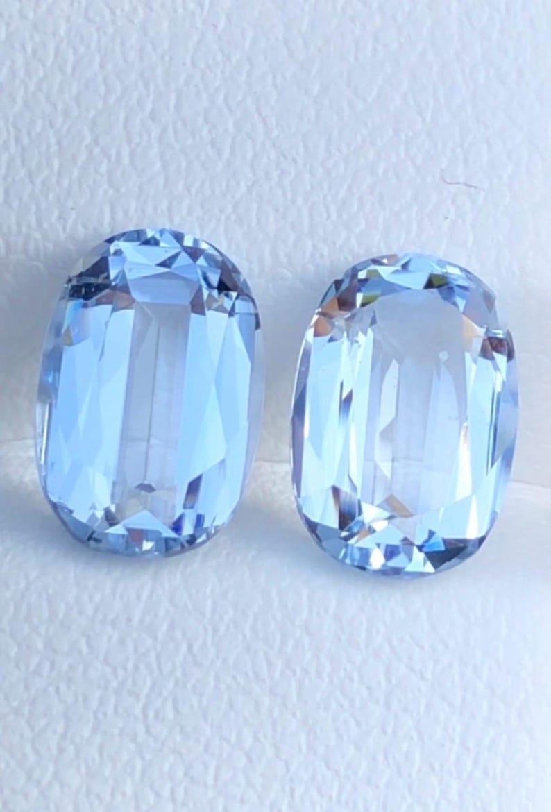Aquamarine 2.60ct Oval cut — Natural Santa Maria Gemstone - photo 2