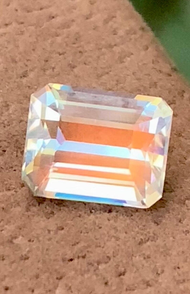 Rainbow Moonstone 1.64ct Octagon — Natural Gemstone - photo 4