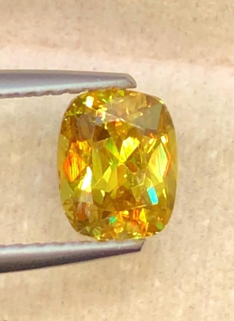 Sphene 1.60ct Faceted — Natural Yellowish Brown Gemstone - photo 3