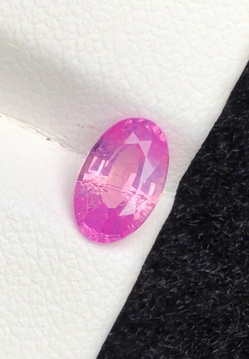 Padparadscha Sapphire 1.28ct Faceted, oval — Natural Orange-pink Gemstone - photo 4