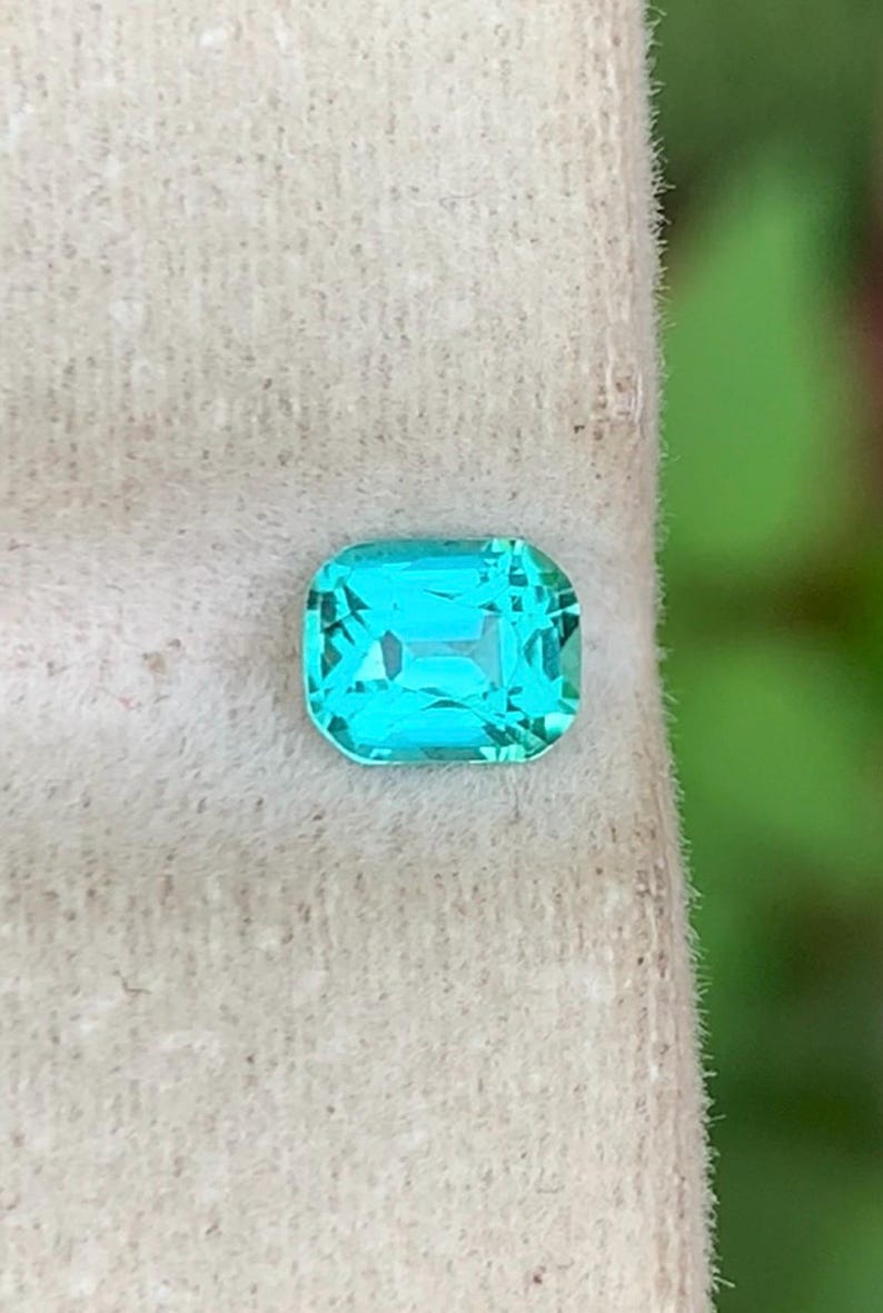 Tourmaline 0.50ct Faceted — Natural Tiffany Lagoon Gemstone - photo 5