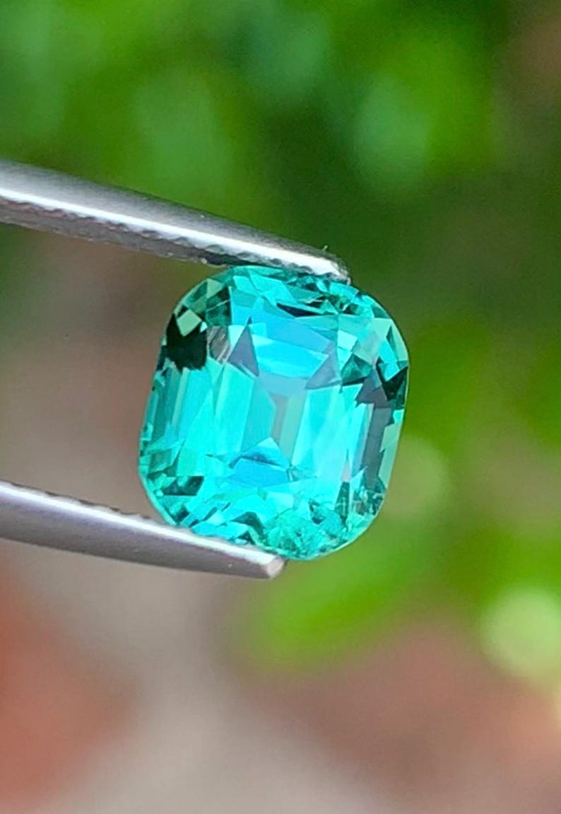Tourmaline 1.70ct Faceted — Natural Lagoon Gemstone - photo 5