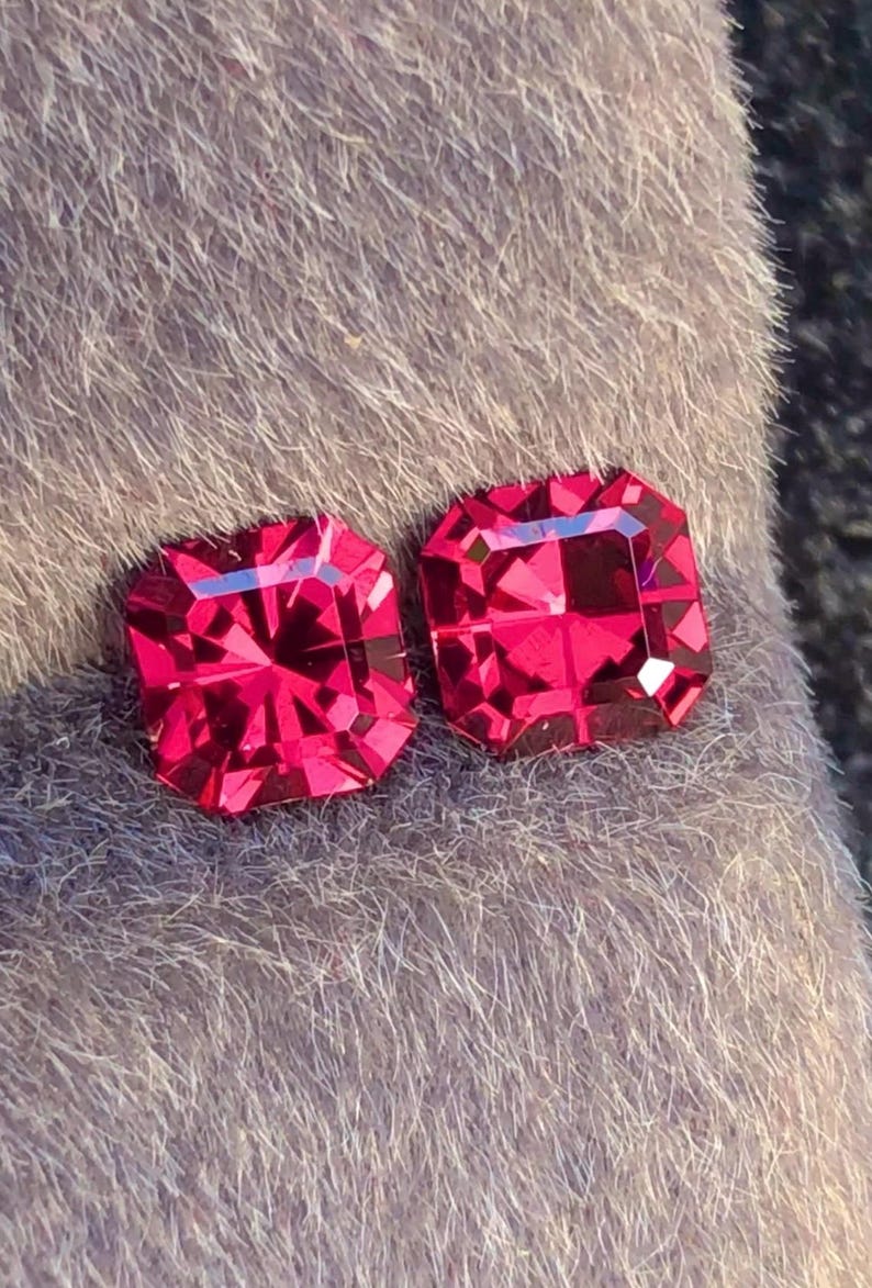 Malaya Garnet 1.60ct Fancy, Faceted — Natural Purplish Pink Gemstone - photo 4