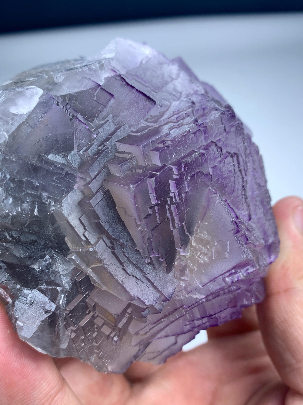 Fluorite Specimen Specimen (see listing for weight) Cubic — Natural Purple Gemstone