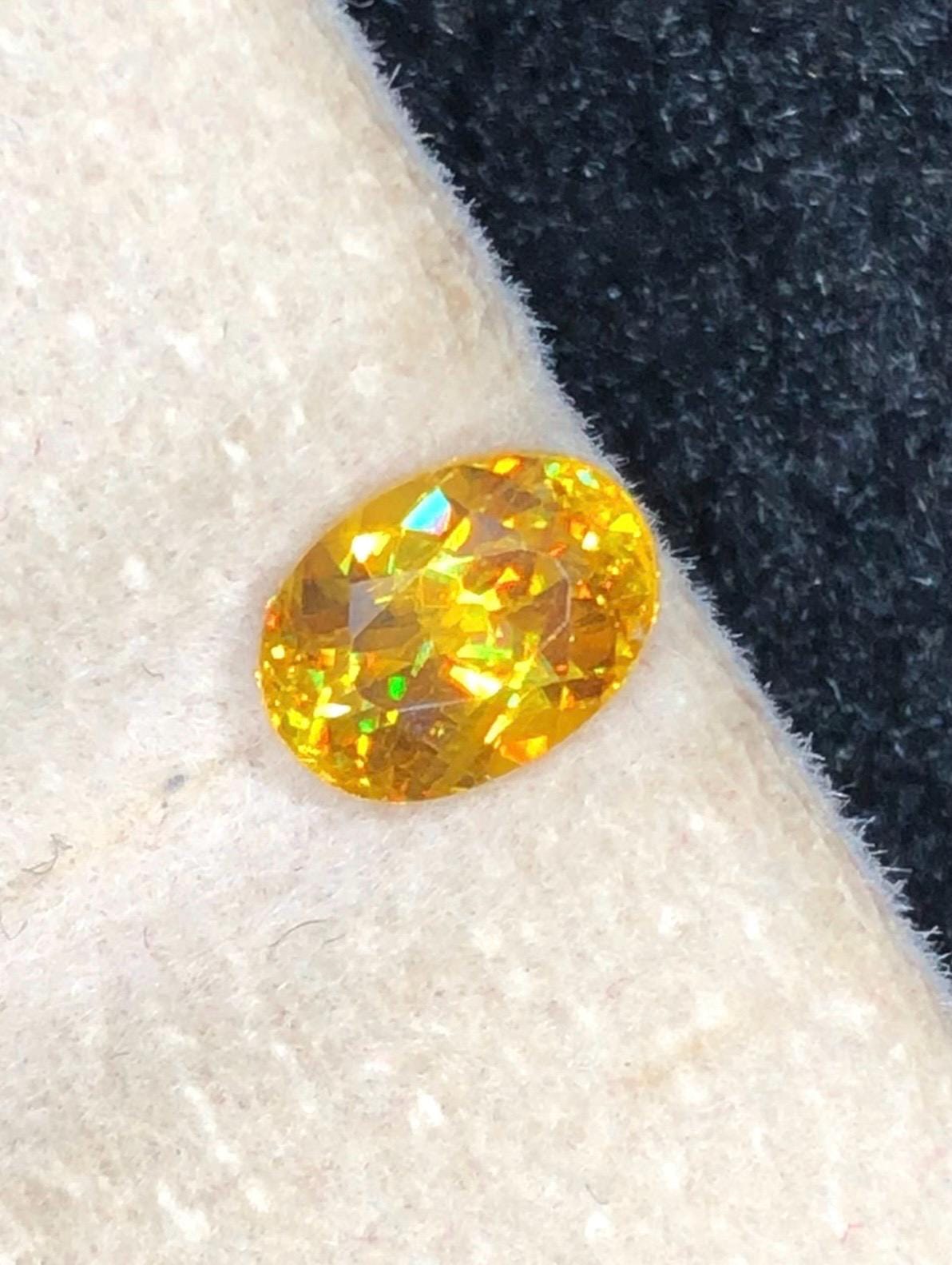 Sphene 1ct Oval — Natural Yellowish Brown Gemstone - photo 5