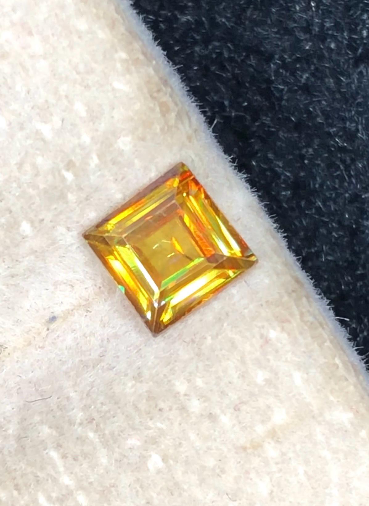 Sphene 0.55ct Faceted — Natural Yellowish Brown Gemstone - photo 4