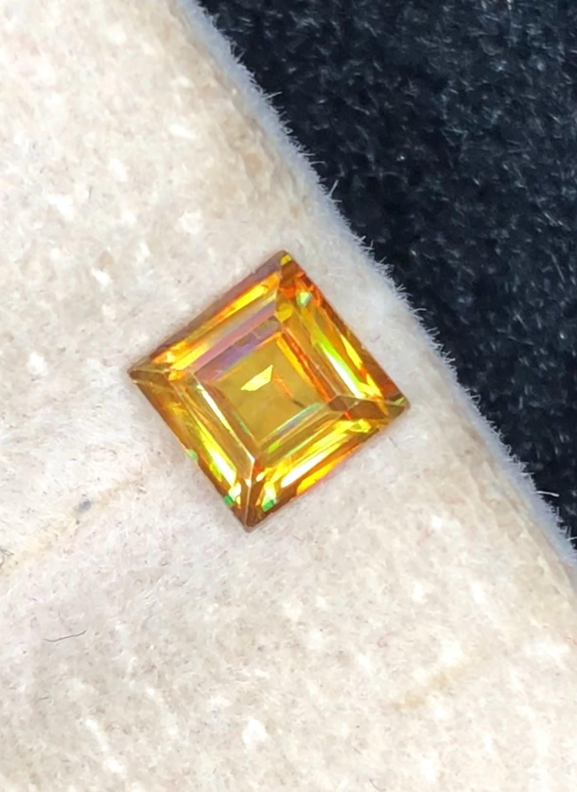 Sphene 0.55ct Faceted — Natural Yellowish Brown Gemstone - photo 5