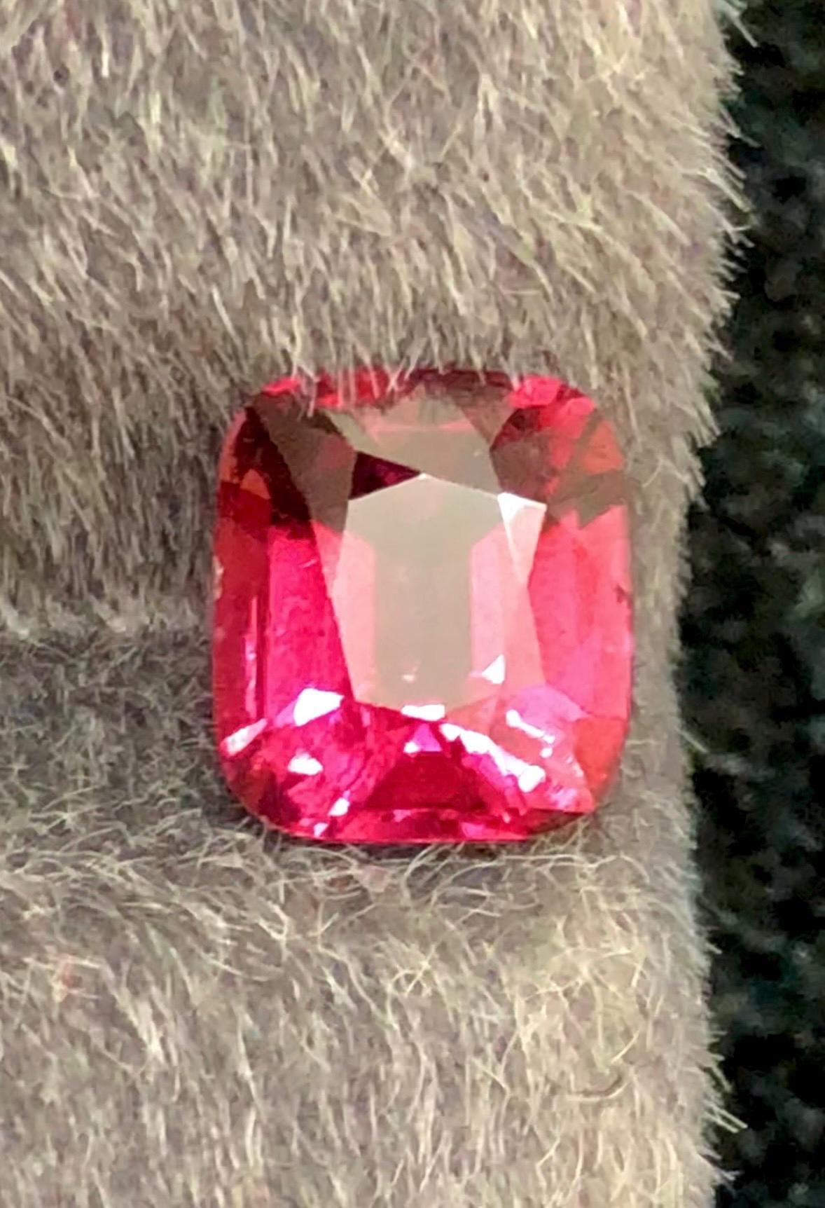 Rubelite Tourmaline 1.20ct Faceted — Natural Hot pink Gemstone - photo 4