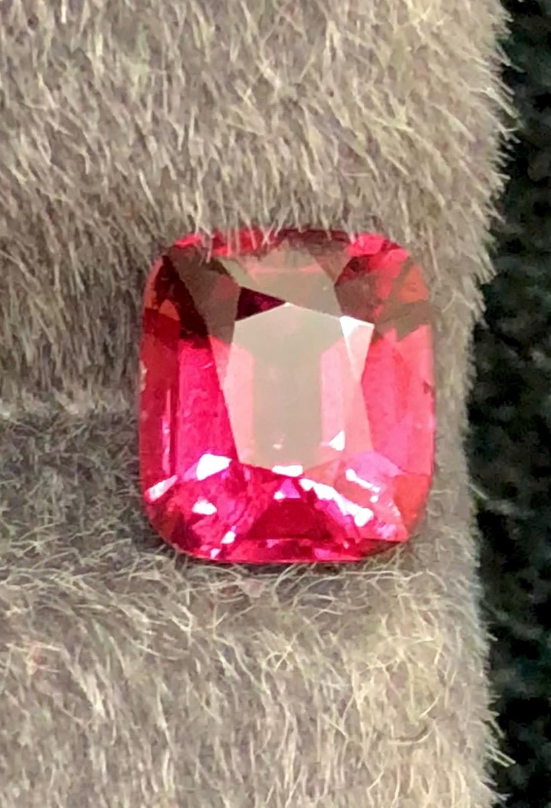 Rubelite Tourmaline 1.20ct Faceted — Natural Hot pink Gemstone - photo 2